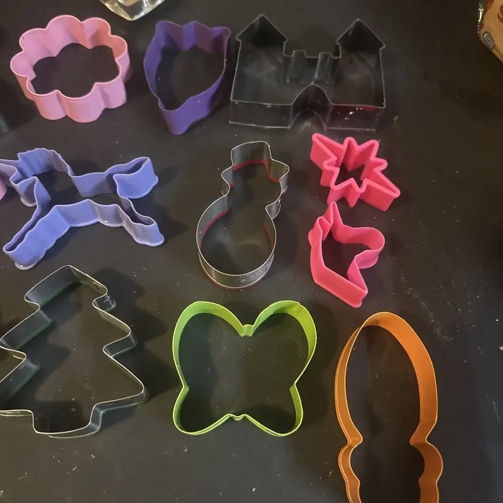 Cookie Cutters Lot 14 Holiday Cookie Cutters
